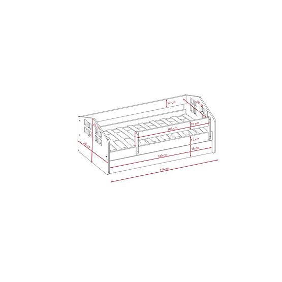 Children's Bed Bibi - White