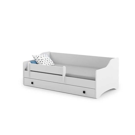 Children's Bed ERYK with Drawer and Guardrail 180x80