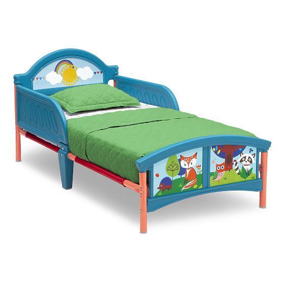 Children's bed Forest animals