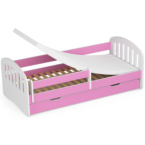 Children's Bed PLAY 180x80 Pink + Mattress