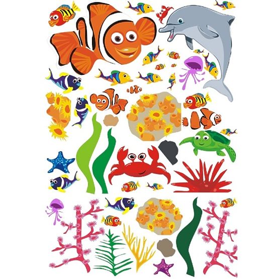 Children's Bed with Safety Rail - Ocean