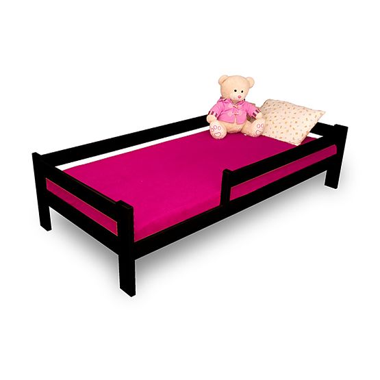 Children's Bed with Safety Rail - Wenge
