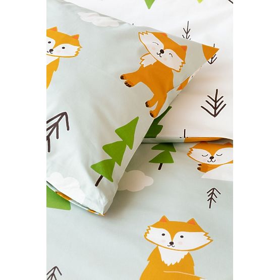 Children's bedding Matějovský 140x200 + 70x90 - Foxes