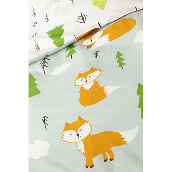 Children's bedding Matějovský 140x200 + 70x90 - Foxes