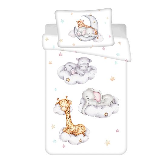 Children's Bedding Sleeping animals 100 x 135 cm + 40 x 60 cm