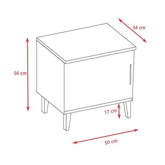 Children's bedside table KUBI