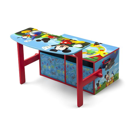 Kids' Bench with Storage Space - Mickey Mouse