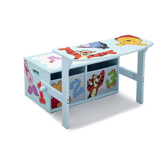 Kids' Bench with Storage Space - Winnie the Pooh