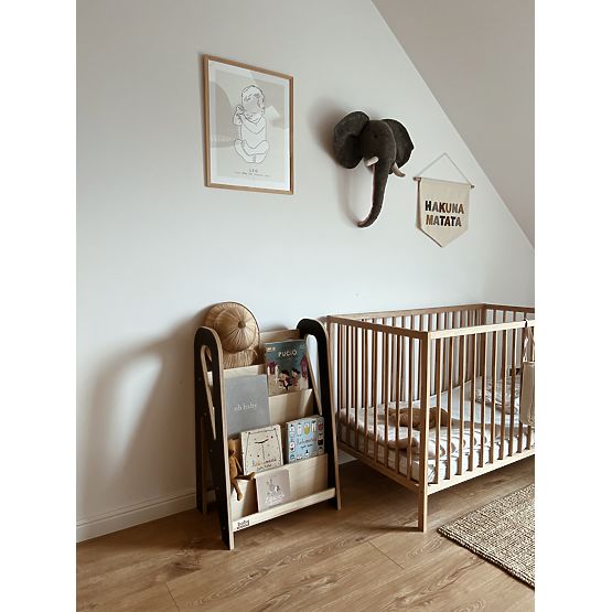 Children's Bookshelf SLIM S - Black