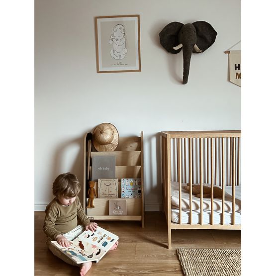 Children's Bookshelf SLIM S - Black