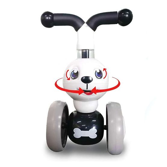 Children's bouncer Dog - black and white