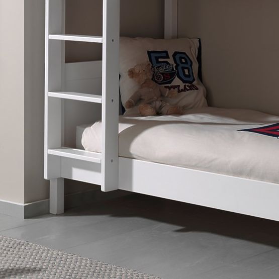 Children's Bunk Bed Lewis - White