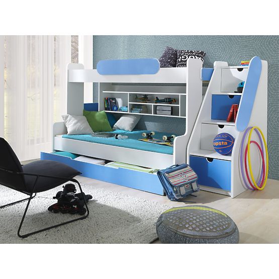 Children's bunk bed Segan blue