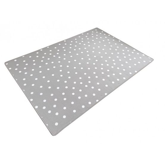 Children's carpet Dots - gray