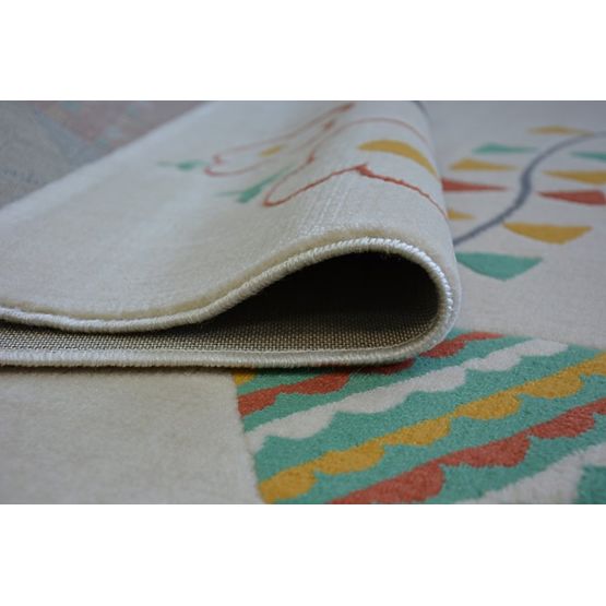 Children's rug Mouse - creamy