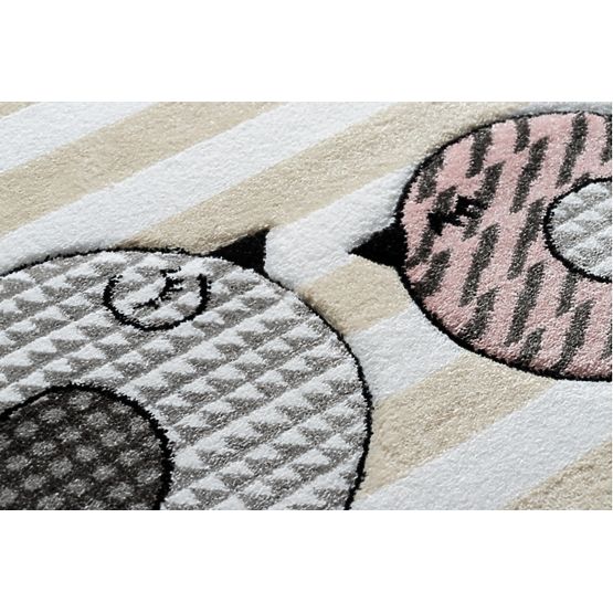 Children's carpet PETIT - Birds - beige-white