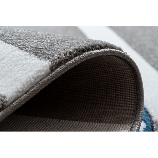 Children's carpet PETIT - Bulldog - gray-white