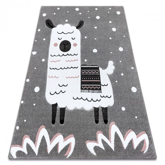 Children's carpet PETIT - Lama - gray