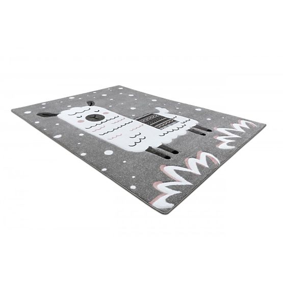 Children's carpet PETIT - Lama - gray