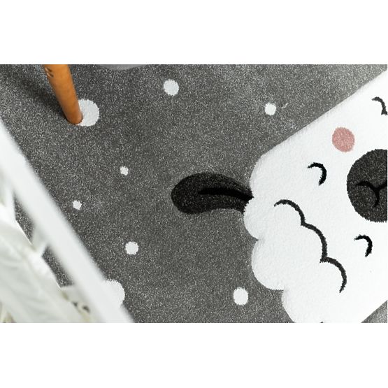 Children's carpet PETIT - Lama - gray