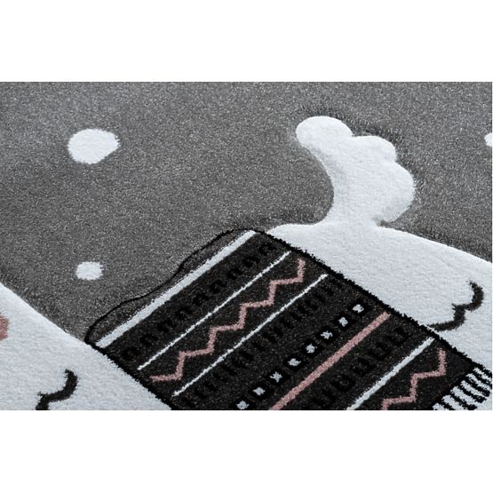 Children's carpet PETIT - Lama - gray
