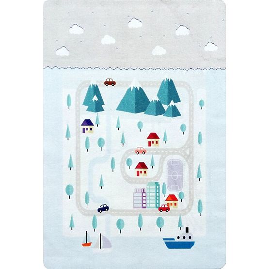 Children's rug We love mountains
