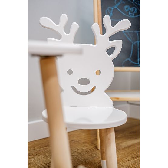 Children's chair - Deer - white