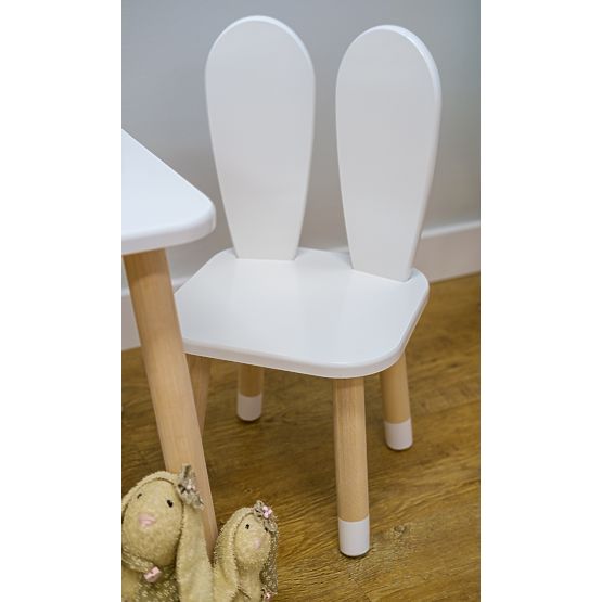 Children's chair - Eyelet - white
