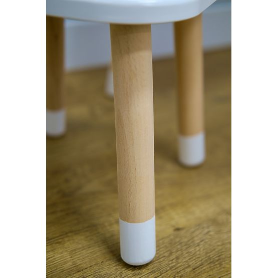 Children's chair - Eyelet - white