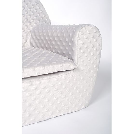 Children's Armchair Minky - Grey