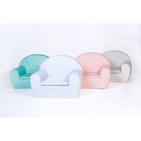 Children's Armchair Minky - Grey