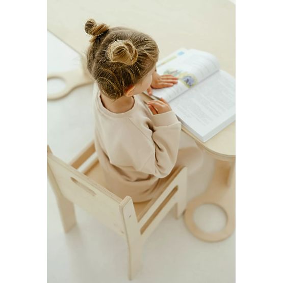 Children's Chair S/M - Natural