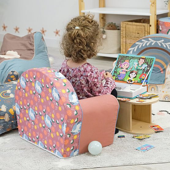 Children's Armchair Unicorn - Pink