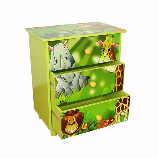 Children's chest of drawers Jungle