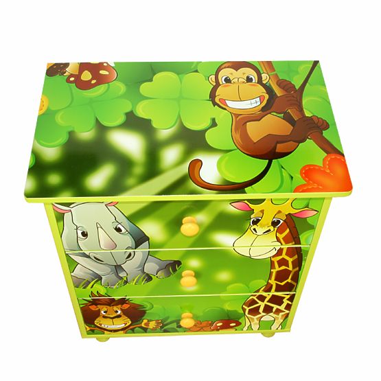 Children's chest of drawers Jungle