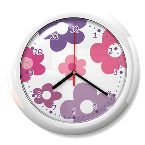 Children's Clock No. 34 - Flowers