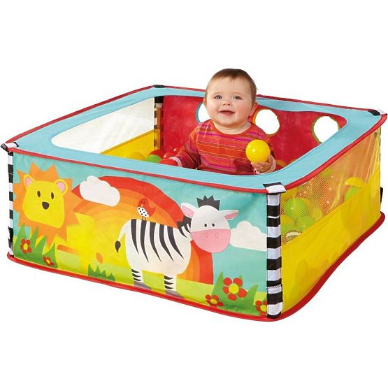 Children's cloth pool with balloons