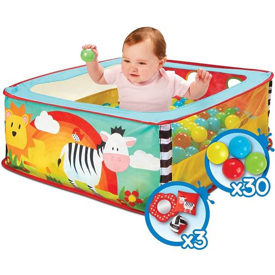 Children's cloth pool with balloons