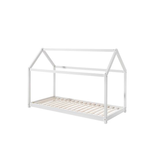 Children's House Bed Cabane - White
