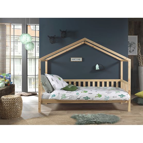 Children's House Bed Dallas - Natural