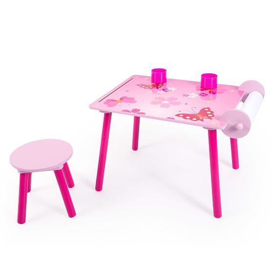Children's drawing desk butterflies