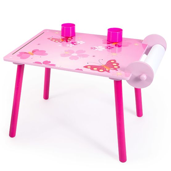 Children's drawing desk butterflies