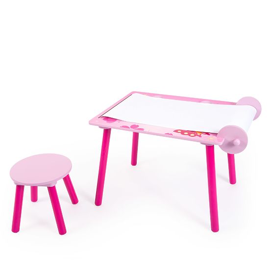 Children's drawing desk butterflies