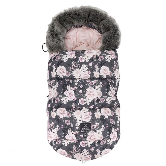 Children's fleece jacket Night flowers
