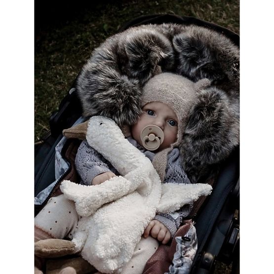 Children's fleece jacket Night flowers