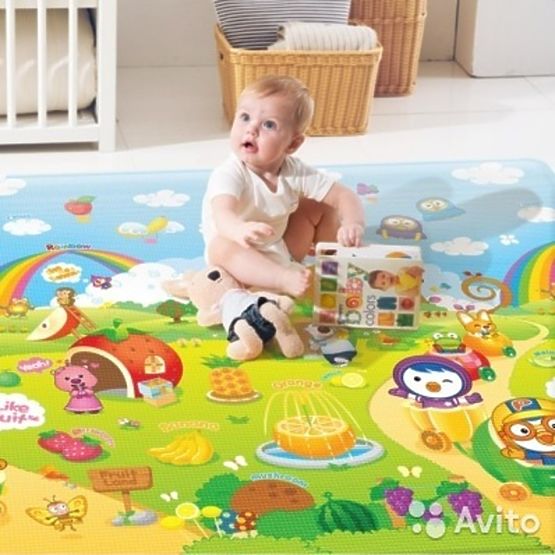 Children's Foam Play Mat - ABC + Fruit Paradise