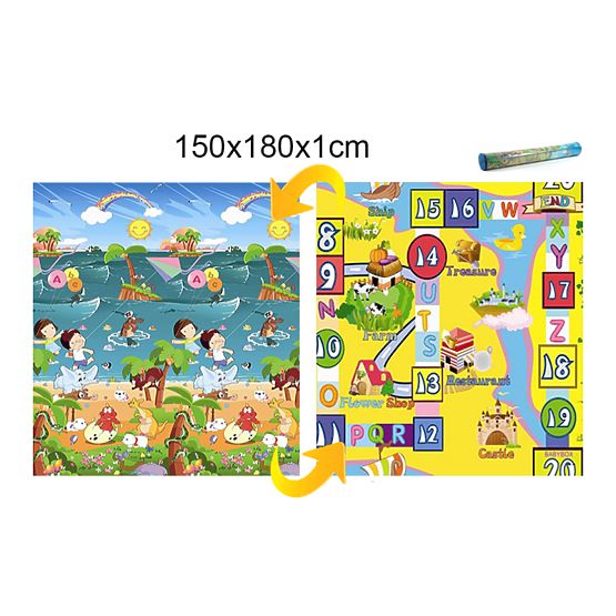Children's Foam Play Mat - Dragons + Board Game