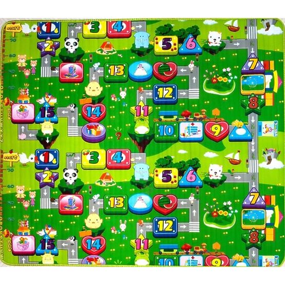 Children's Foam Play Mat - Number Street + Fairy Town