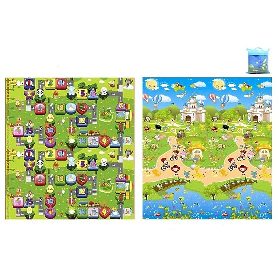 Children's Foam Play Mat - Number Street + Fairy Town