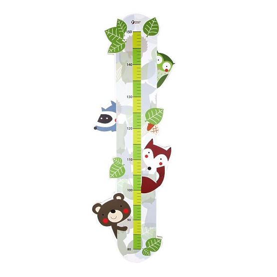 Children's growth chart Forest animals